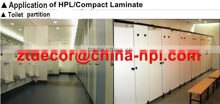 Compact laminate/Phenolic board;melamine laminate ;toilet partition;HPL