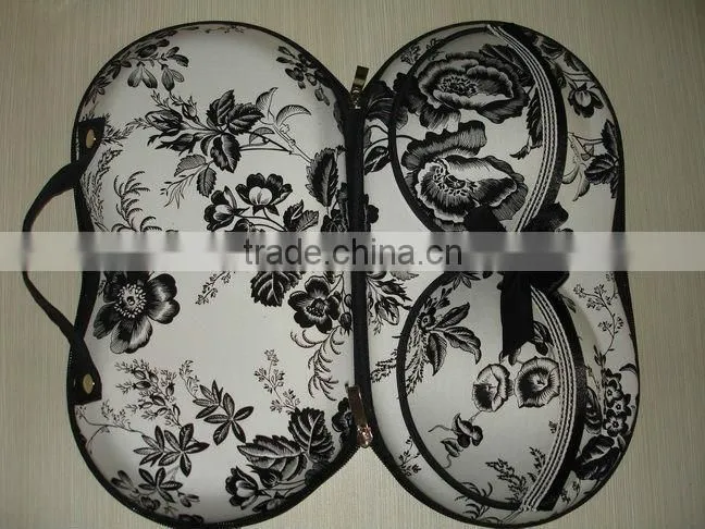 Canvas elegance EVA bra case