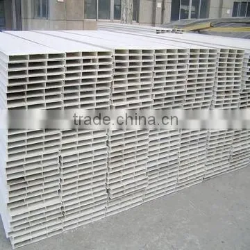 Pultrusion FRP Fiberglass hollow board: width 424mm, height: 38mm