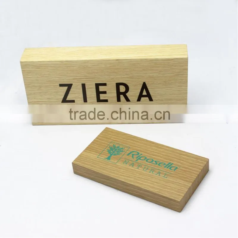 custom display, acrylic logo block