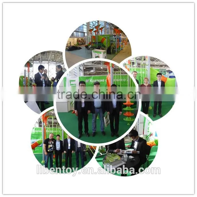 Kids Used Attractive Amusement Park With Spiral Tunnel,Plastic Outdoor Playground Equipment Items Games LE.DC.034