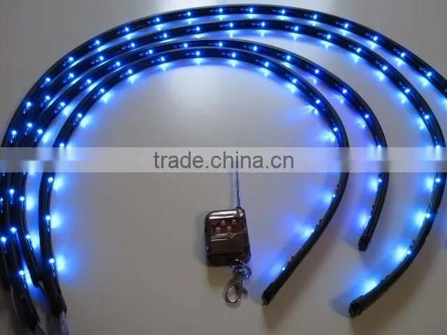 LED Undercar Underbody Underglow Kit Neon Strip Car Body Glow Light