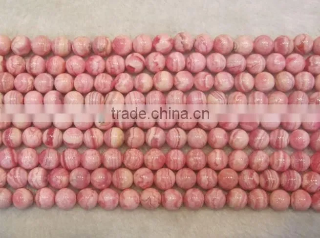 wholesale AB grade Argentina Rhodochrosite round beads