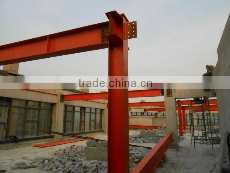 H beam construction steel structure frame use