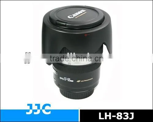 JJC LH-83J Lens Hood for CANON EW-83J used on CANON EF-S 17-55mm f/2.8 IS USM Lens