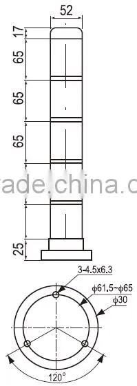 CNTD Import Cheap Goods From China High Reliability Led Buzzer Warning Light Bar
