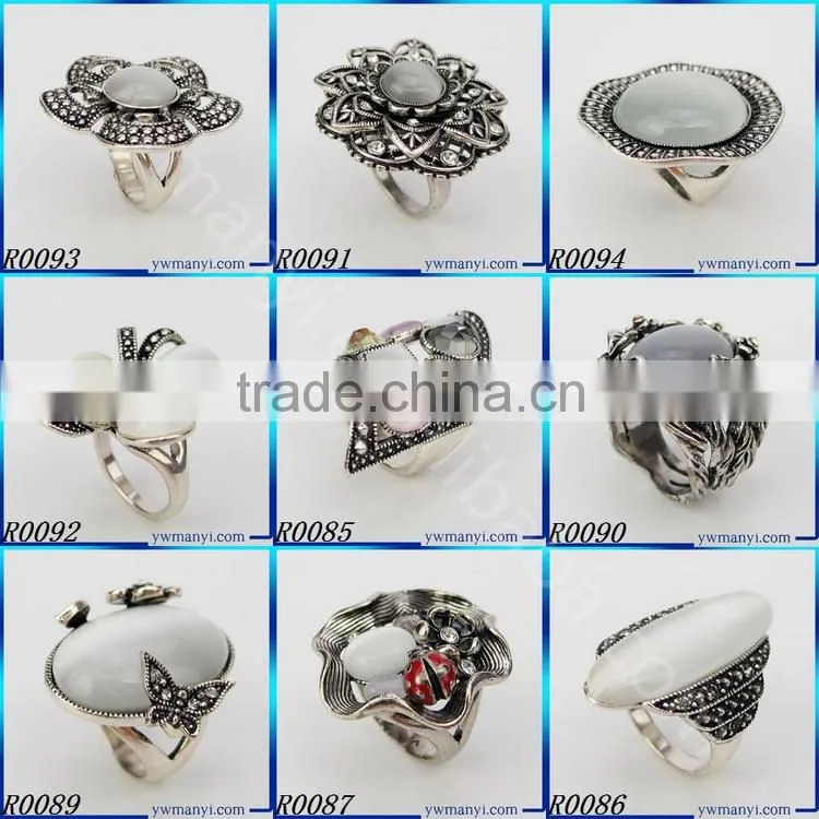Online wholesale The crystal ring rhinestone cluster ring R799