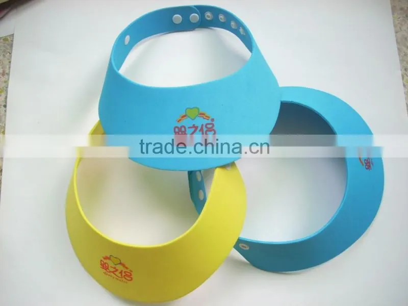 wholesale custom EVA visor caps hats with EVA patch logo and elastic strap