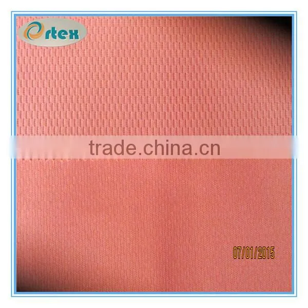 100% polyester birdeye jersey mesh fabric