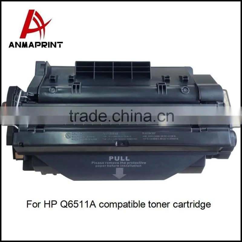 Factory Manufacturer Compatible Toner Cartridge Supplier Q6511A Laser Printer Cartridge for HP Printers bulk buy from china
