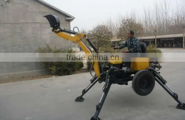 The China largest manufacturer for small backhoe with wheel