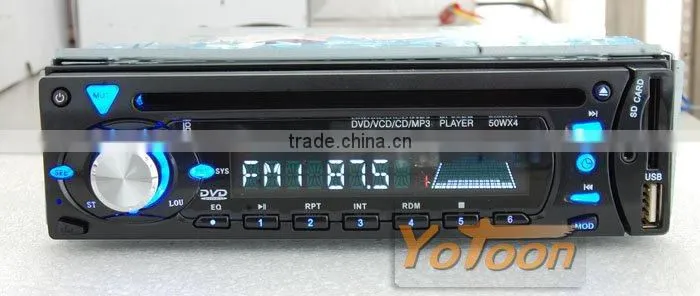 One DIN DVD/CD/MP3/USB/SD CARD AM/FM PLAYER+AUX INPUT