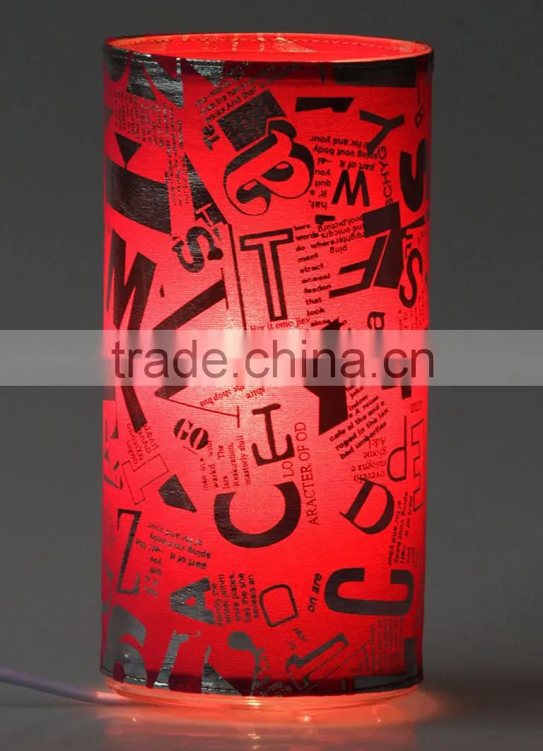 Energy Saving E14 Light Source and CE Certificate Standard table lamp with fabric shade