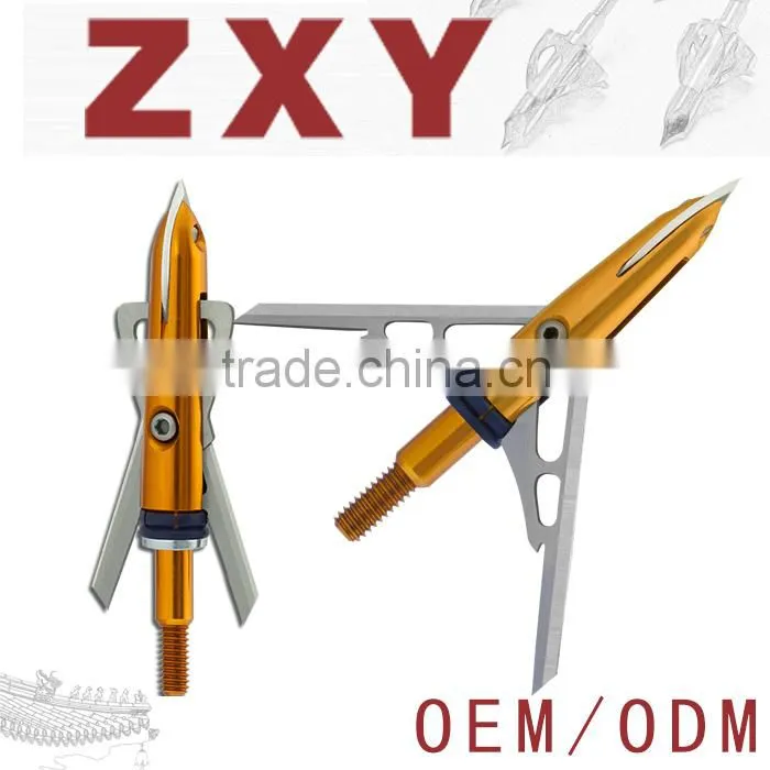 3 Blade Broadheads 125grain for hunting crossbow,PRACTICE TIPS FOR 2-BLADE