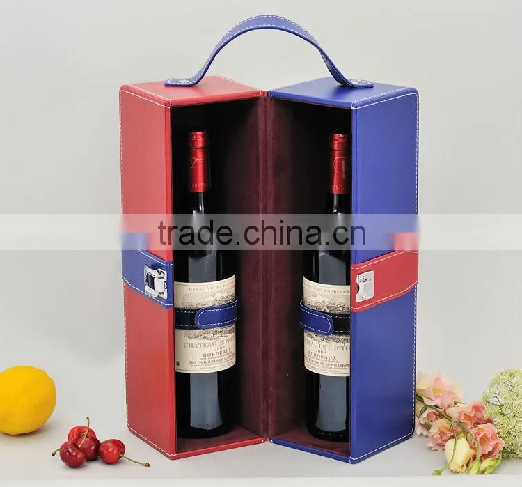Red wine in a boxes
