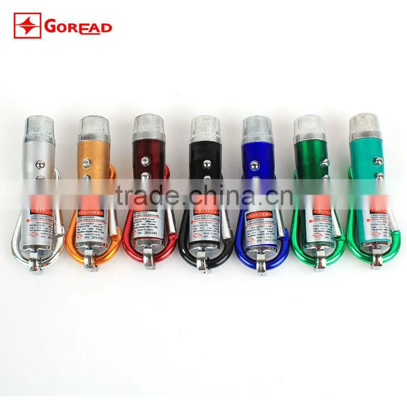 Goread 3 in 1 light mini torch multifunctional money detector with keychain light flashlight multifunctional