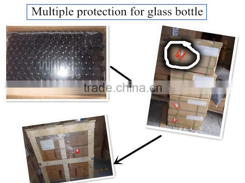 Wholesale high quality glass jar 50ml skin care make up