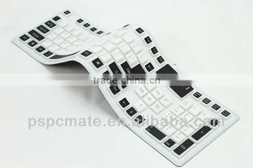 Light Weight USB Silicone Keyboard for Laptop Computer