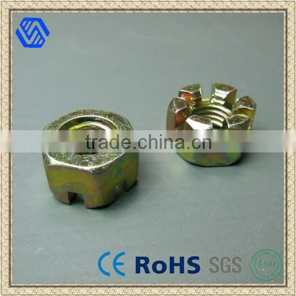 Bailian Surprise Price Carbon Steel Hex Slotted Castle Nut