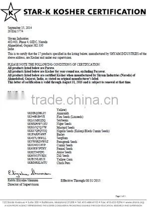 Leading Manufacturer and Exporter of Toasted Natural Sesame Seeds