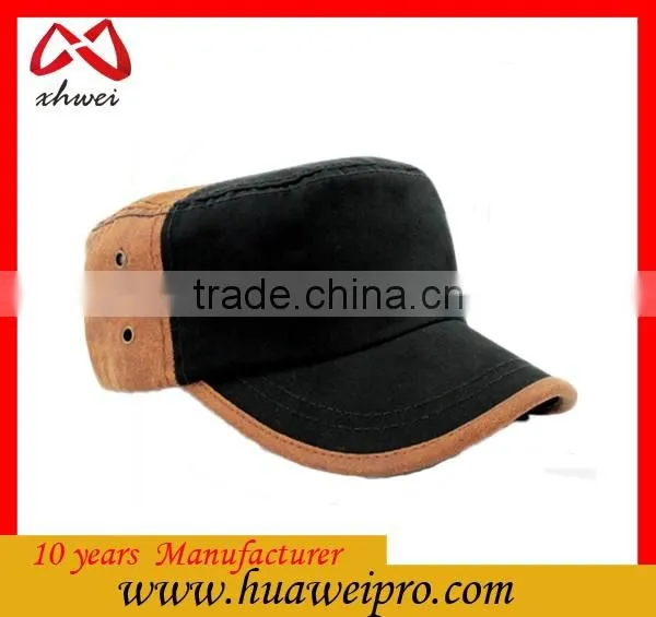 Wholesale high quality fashion sun cap 100% cotton army cap