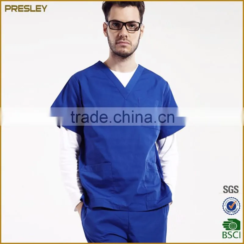 wholesale price Hospital Staff Uniforms in 100% Cotton comfortable dirtproof