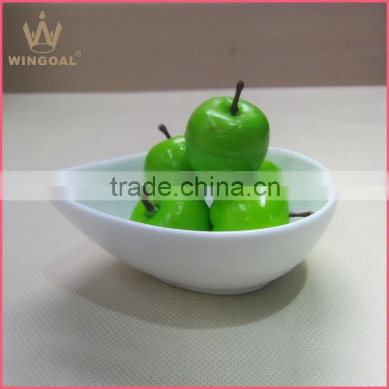 ceramic bean shape snack dish