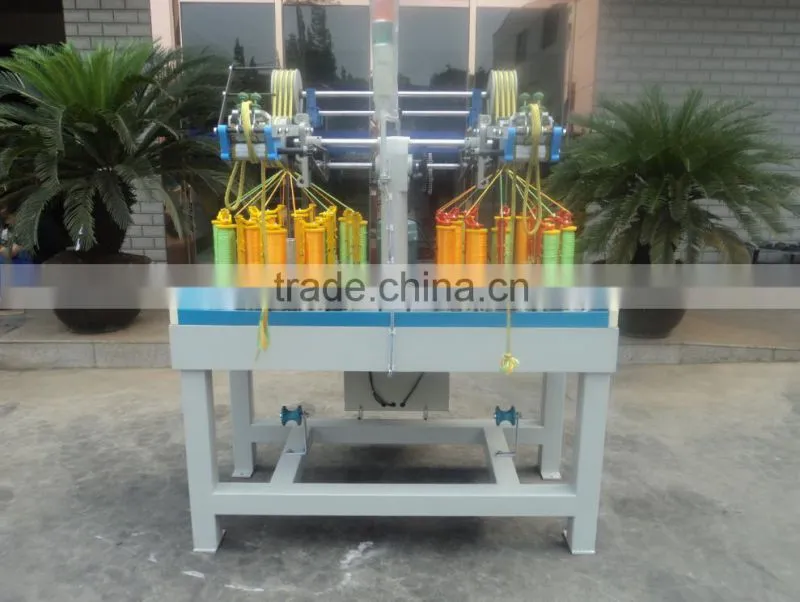 TS 130 series 12 spindle 2 head flag rope ,pet rope,hauling rope,safety rope making machine TSB130-12-2