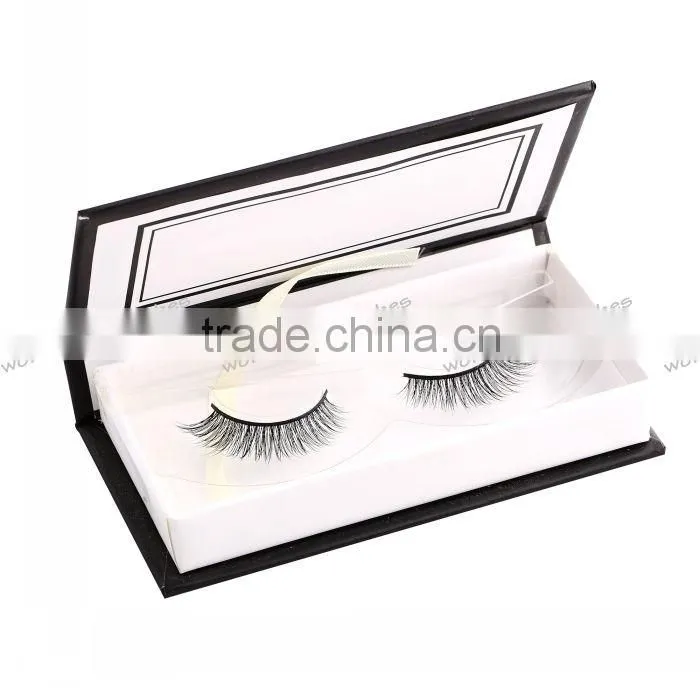 real mink false eyelash with private labeling siberian mink fur strip eyelash