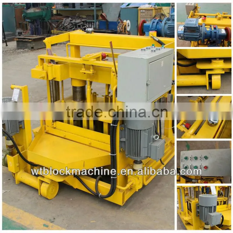 QT40-3A small manual block manufacturing machine