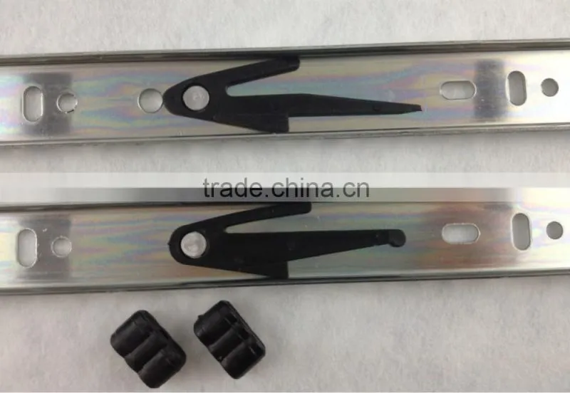 Top quality ball bearing slide side mounting type telescopic drawer channel