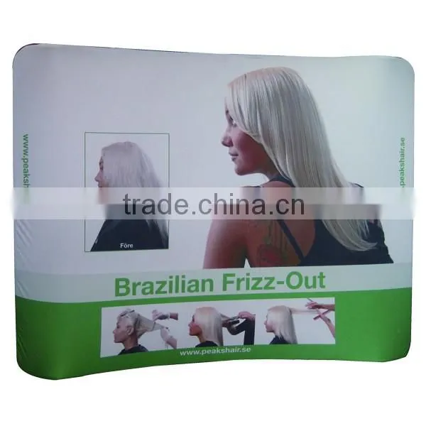 3*3 backdrop fashionable Aluminium tube and tension cloth display