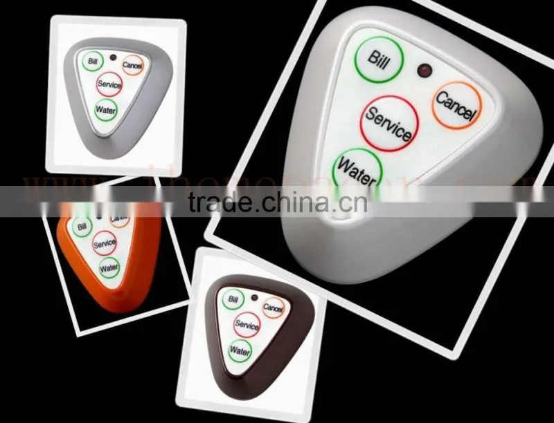 New Four keys Restaurant waiter call system button to call waiter