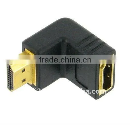 Right Angle 270 degree hdmi adaptor for HDMI Cable