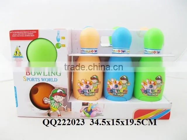 popular bowling ball for kid,sport toy blowing ball set
