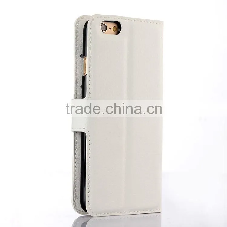 Luxury Crystal Classic Crystal Crazy Horse Grain Leather Case For Iphone 6s