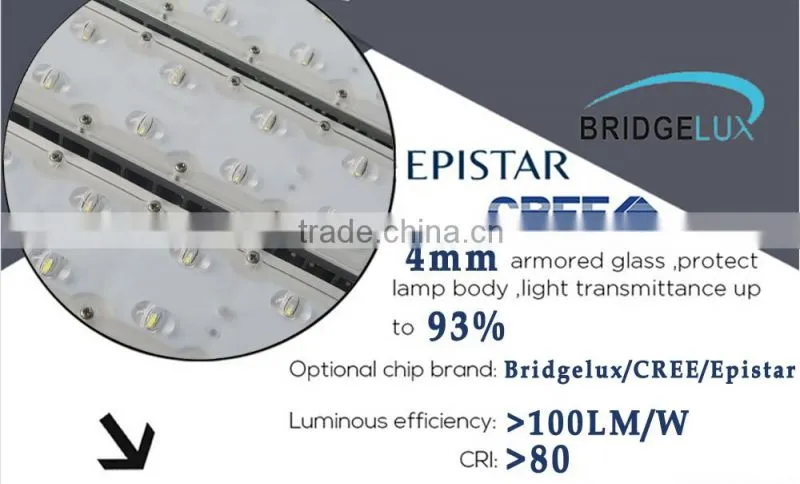 UL IP65 210W LED Street Light with 5 Years Warranty MeanWell Driver