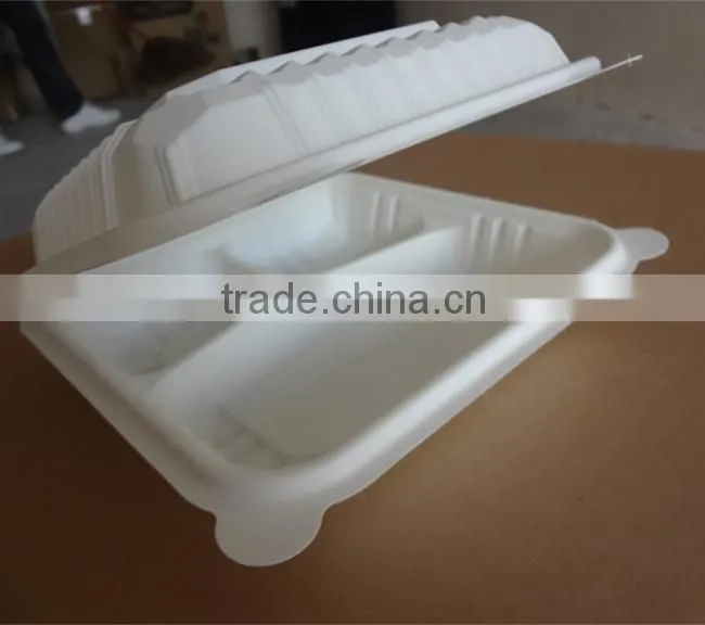 100% disposable biodegradable corntarch food container:XYFH-600