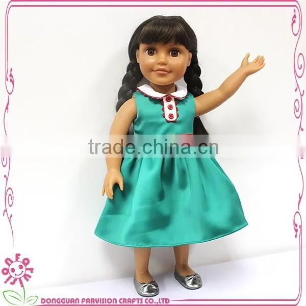 2016 popular doll dress for 18 inch girl dolls