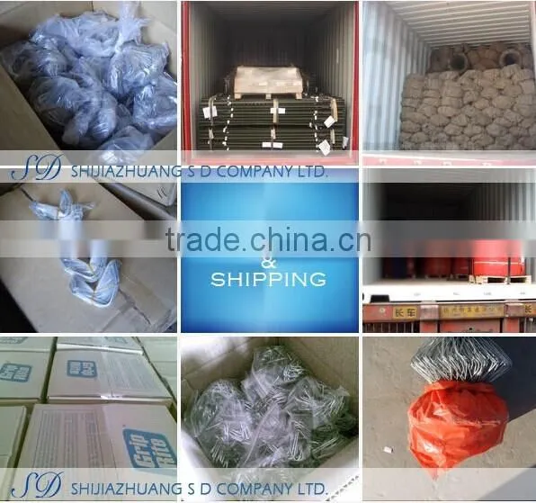 alibaba china solar ground screw with flange plate