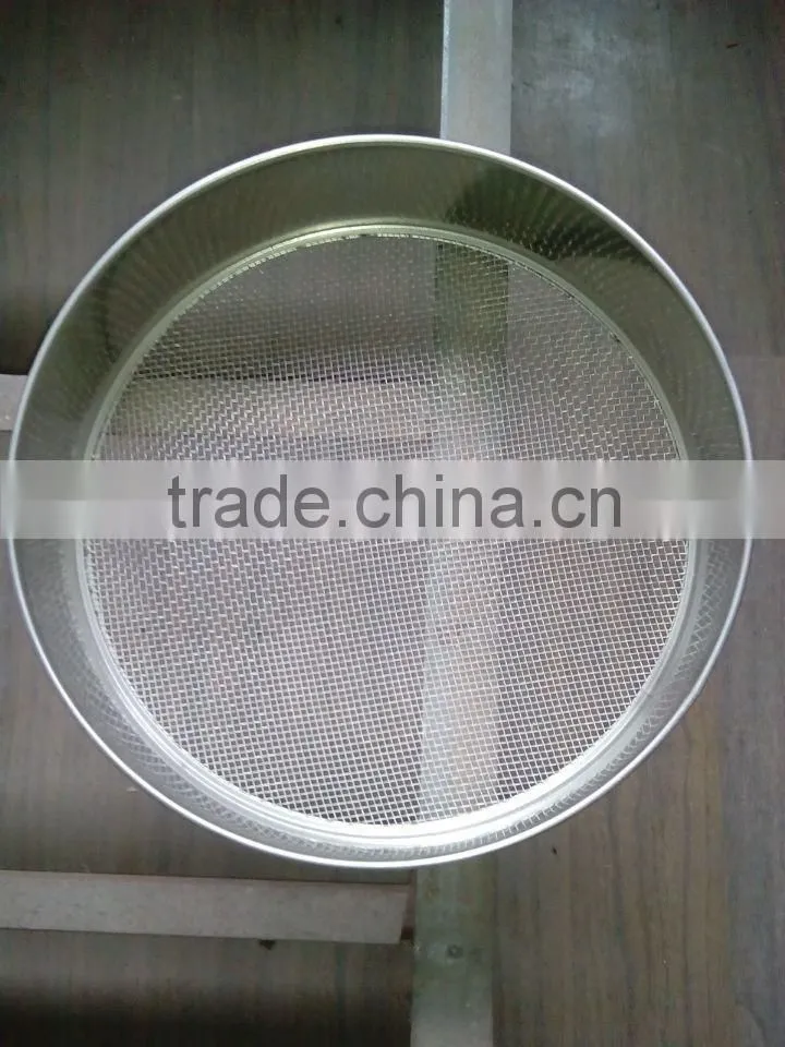 Market grade stainless steel standard test sieve (ASTM E11-09)