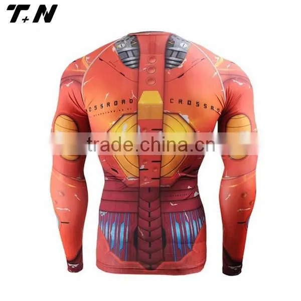 Compression clothing/ compression wear/ Sublimated rash guard