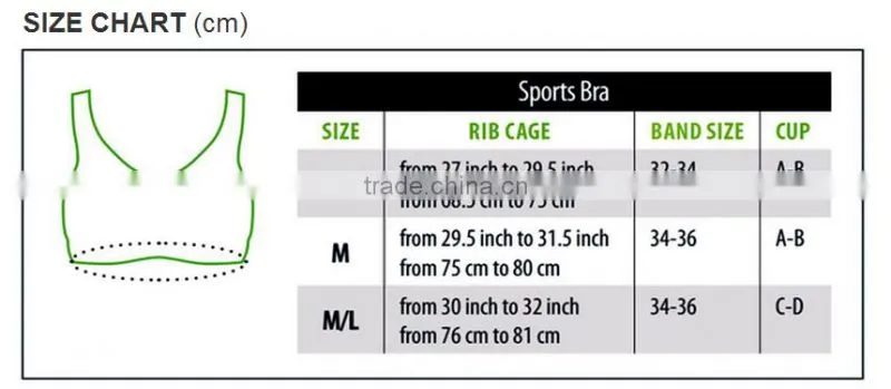 Yoga sports girl tube sexy dri fit sports bra high impact