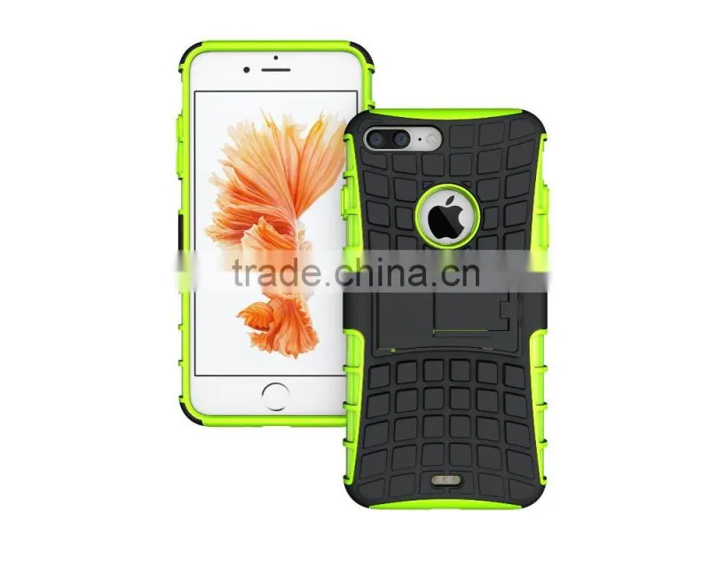 robot kickstand case for iphone 7, hybrid for iphone 7 case, rugged hybrid for iphone 7 case