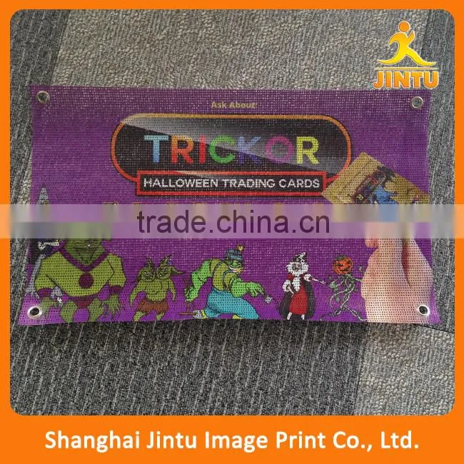 2016 Indoor Cloth Banner, Polyester Banner for Restaurant