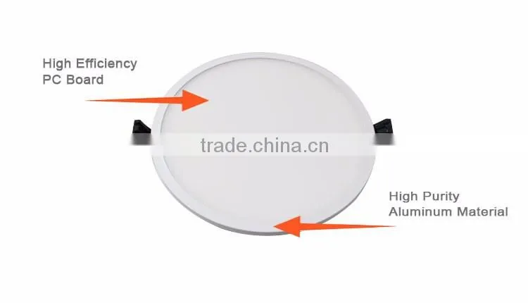 IP44 round led panel light / dimmable led light panel / SMD slim led panel
