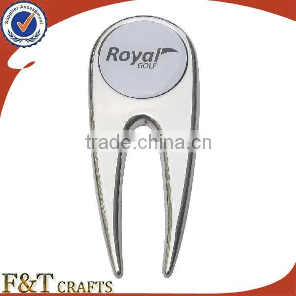 bulk bent custom shape metal vintage golf ball holder with clip