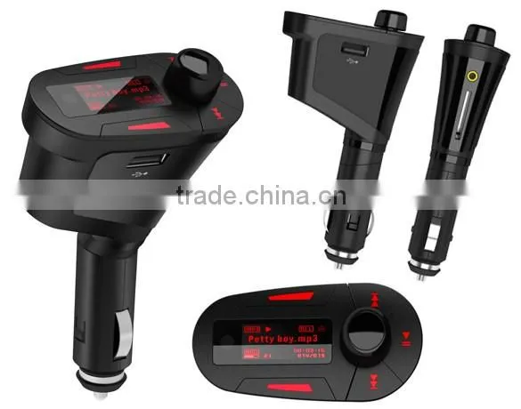 Bluetooth Car mp3 Player FM Transmitter With Remote