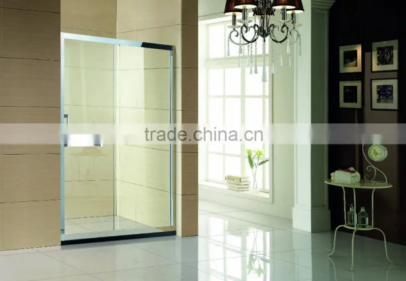 Portable Tempered Glass shower enclosure Indoor Round shower with bathtub Y601