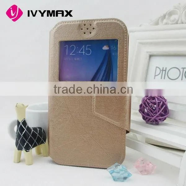 Newest 2nd Universal wallet pu silicone phone case